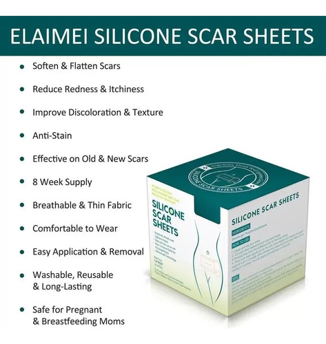 Parche De Silicona Para Cicatrices/abdominoplastia Elaimei