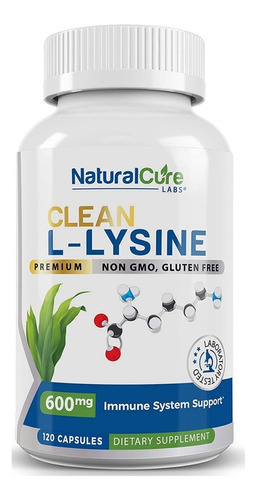 Lisina Natural Cure 120 Cps - Unidad a $1558