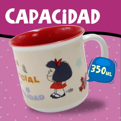 Taza roja Mafalda