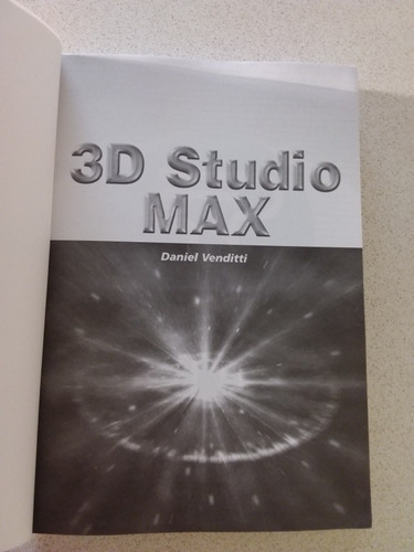 3d Studio Max Users -español- Daniel Venditti- Sin Cd 2000 (Usado)