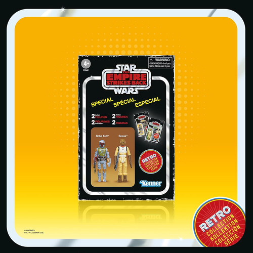 Star Wars Retro Collection Bounty Hunters - Paquete De 2 Jug