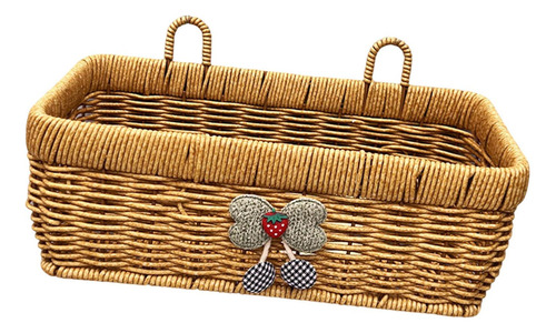Cesta De Almacenamiento De Colgantes Imitación 28x13x16cm