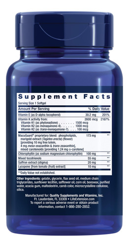 Life Extension Multivitaminas Salud Integral 60 Cápsulas
