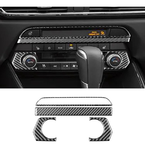 Fibra De Carbono Real Para Mazda Cx9 Cx-9 2016-2022 Center C