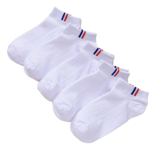 Calcetines Deportivos Casuales De Algodón Para Hombre, 5 Par