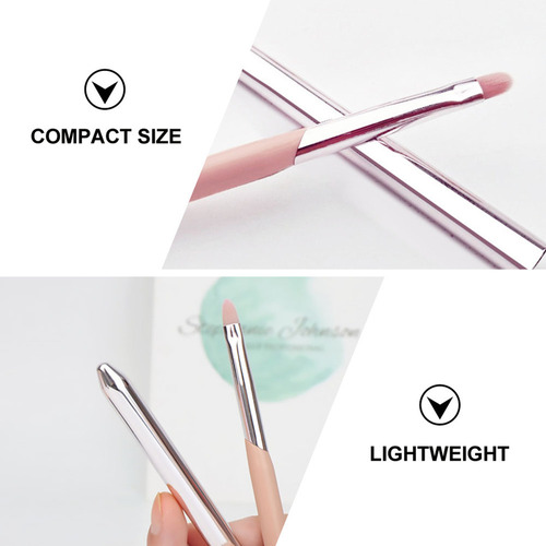 P Brocha De Lápiz Labial Brocha De Labios Pincel De