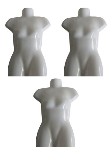 Pack 3 Ganchos Torsos Colgadores De Niña Para Poleras Vnz