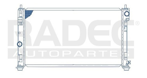 Radiador Dodge Caliber 2006-2011 V4 C/aire Automatico