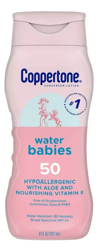 Coppertone Water Babies Sunscreen Lotion Solar Spf 50