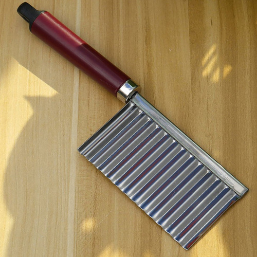 Qw Cuchillo Ondulado Con Forma De Patata Para Verduras Y