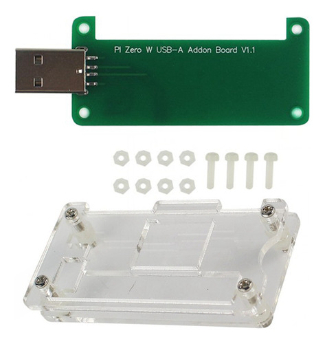 Adaptador Usb Para Raspberry Pi Zero 2w+carcasa Acrílica