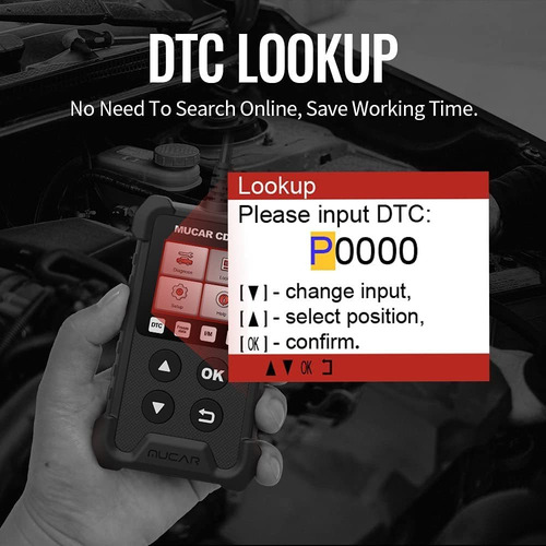 Escáner Vehicular Obd2 Mucar Cdl20, Biblioteca Dtc, Evap
