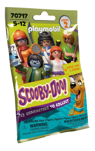 Playmobil Scooby-doo +ghost Card +sticker Varios Personajes