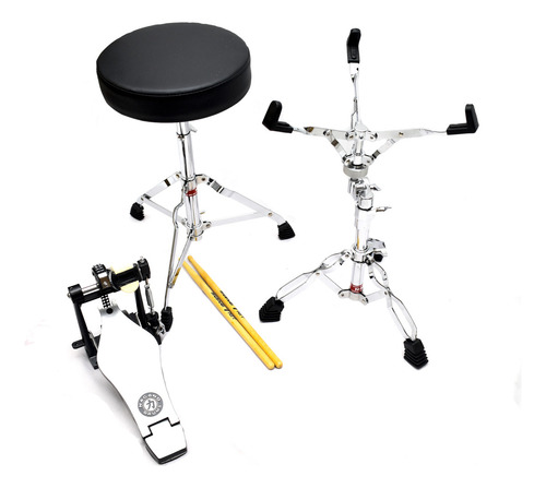 Bateria Nagano Beat Silver Sparkle Bumbo de 16 pés com elevador