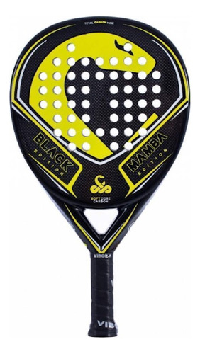 Paleta De Padel Vibora Black Mamba Importada Negro