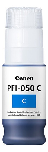 Tinta Canon Pfi-050 C Cyan Para Imageprograf Tc-20 | 70ml