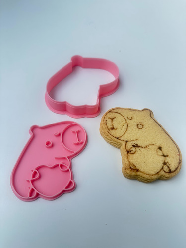 Cortador De Galleta Capibara Corazón 10cm San Valentín