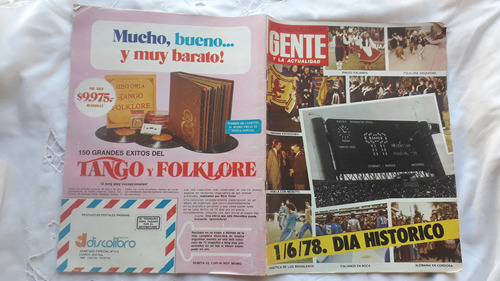 Revista Gente Nº 671 1/6/1978 Arg Mundial Publicidad Falcon