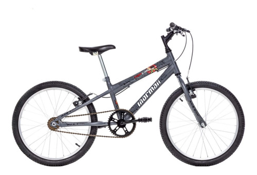 Bicicleta Infantil Top Lip Com Aro 20 De Alumínio Cor Grafite Mormaii