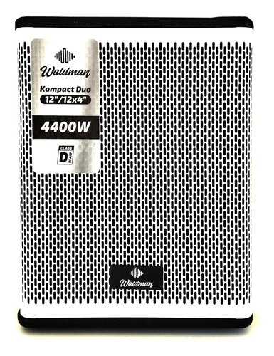 Kit Caixa Amplificada Waldman Kpt2-12124 Sub 12 Pol 2 Torres
