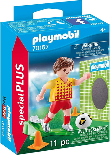 Playmobil Special Plus Jugador Fútbol Con Portería, Juego A