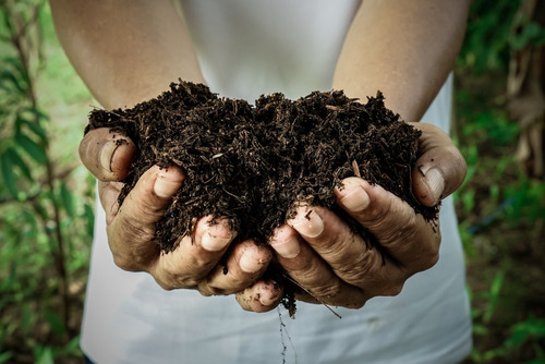 Imagem 1 de 2 de Adubo Misto Saco 15 Litros Compostagem De Vegetais