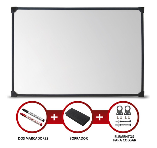 Doggo Pizarra Magnetica para uso intensivo 80x120cm con accesorios