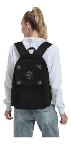 Mochila Baphomet Trend Para Mujer, Mochila Escolar Sat Para