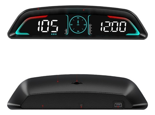 Obd Velocímetro Universal Con Manómetro Inteligente