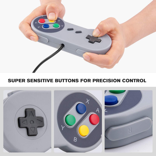 Controlador Usb Rii Gp100 Retro Para Juegos Clásicos - 2