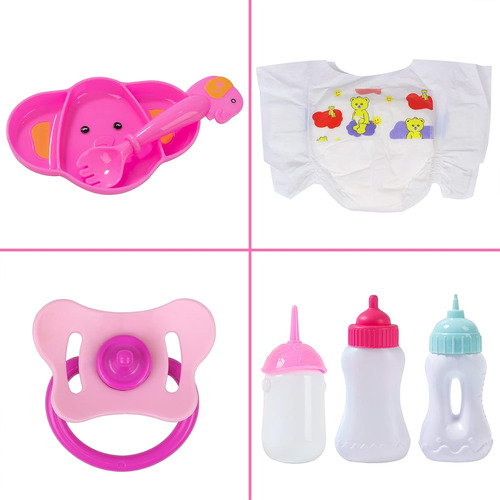 Ecore Fun Accesorios Para Muñecas De Muñecas Ecore 13 Piezas