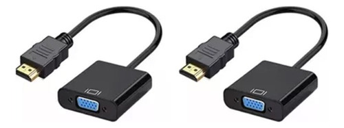 Cable Adaptador Convertidor Macho A Macho Hdmi A Vga/dvi Tv