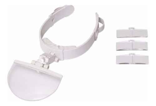 Lupa Megaestetica Vision Wide De Cabeça Com Luz