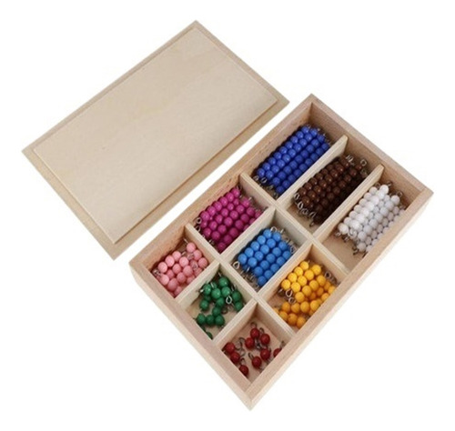 A Tablero De Ajedrez Montessori Para Contar Cuentas, Juego