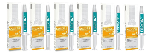 Kit 6 Nuxcell Neo Imunidade Suplemento Filhotes Biosyn 2g