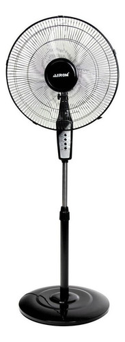 Ventilador de pie Airon SFP-40R con 3 palas color transparente estructura color negro