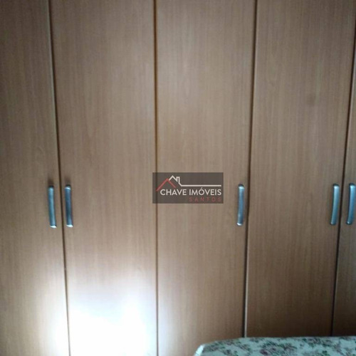 Sobrado Com 3 Dormitórios À Venda, 99 M² Por R$ 550.000,00 - Macuco - Santos/sp - So0101