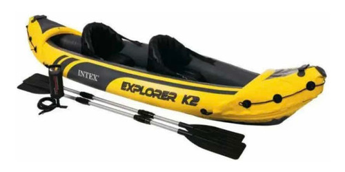 Inflable Kayak Para 2 Personas Bomba Aire2 Remos Aluminio