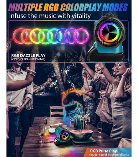 Altavoz Inalámbrico Portátil Compatible Con Baterías De 18v