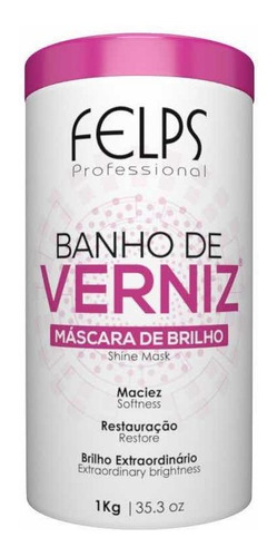 Felps Profissional Máscara Banho De Verniz 1kg + Brinde