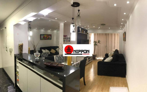 Apartamento Com 3 Dormitórios À Venda, 65 M² Por R$ 398.000,00 - Ponte Grande - Guarulhos/sp - Ap2122