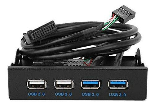 Panel Usb 3.0/2.0 4 Puertos