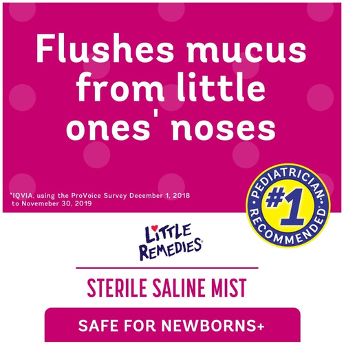 Little Remedies Neblina Nasal Salina 