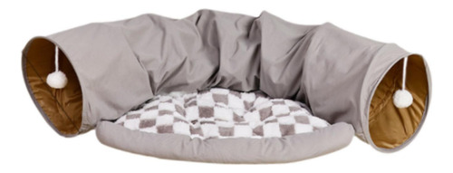 Winter Warm Cat Tunnel Bed And Playing Toys Winter Warm Cat