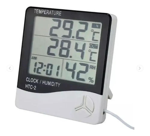 Medidor De Temperatura Y Humedad Ambiental Interior/exterior