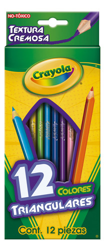 Lápices De Color Crayola Triangulares 12 Piezas + Sacapuntas