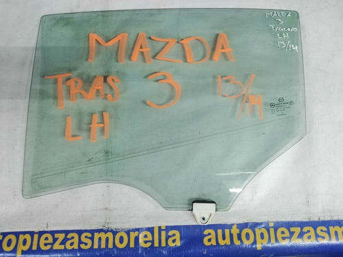 Vidrio Puerta Trasero Izquierdo Mazda 3 2014 A 2018 Original