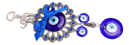 Llavero Colgante Con Forma De Ojo Azul, Lucky Blessing, Meta