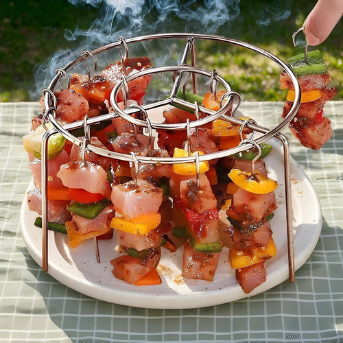 Brocheta Vertical Estante De Brochetas De Freidora De Aire 3