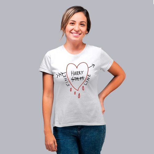 Camiseta Feminina Harry Styles One Direction Love On Turn